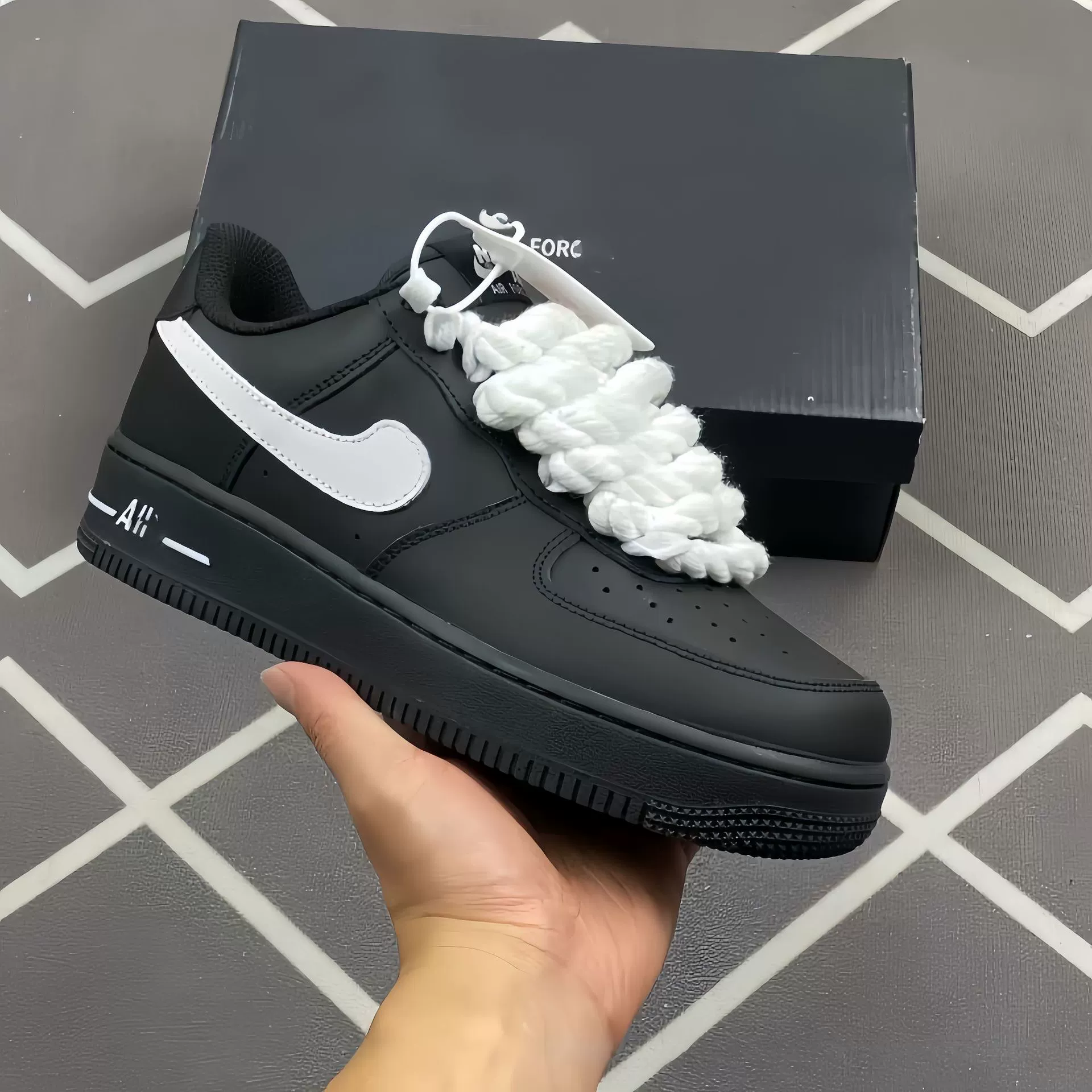 Кроссовки (Nike) Air Force 1, унисекс низкий верх, ретро стиль, размеры EU 36–47