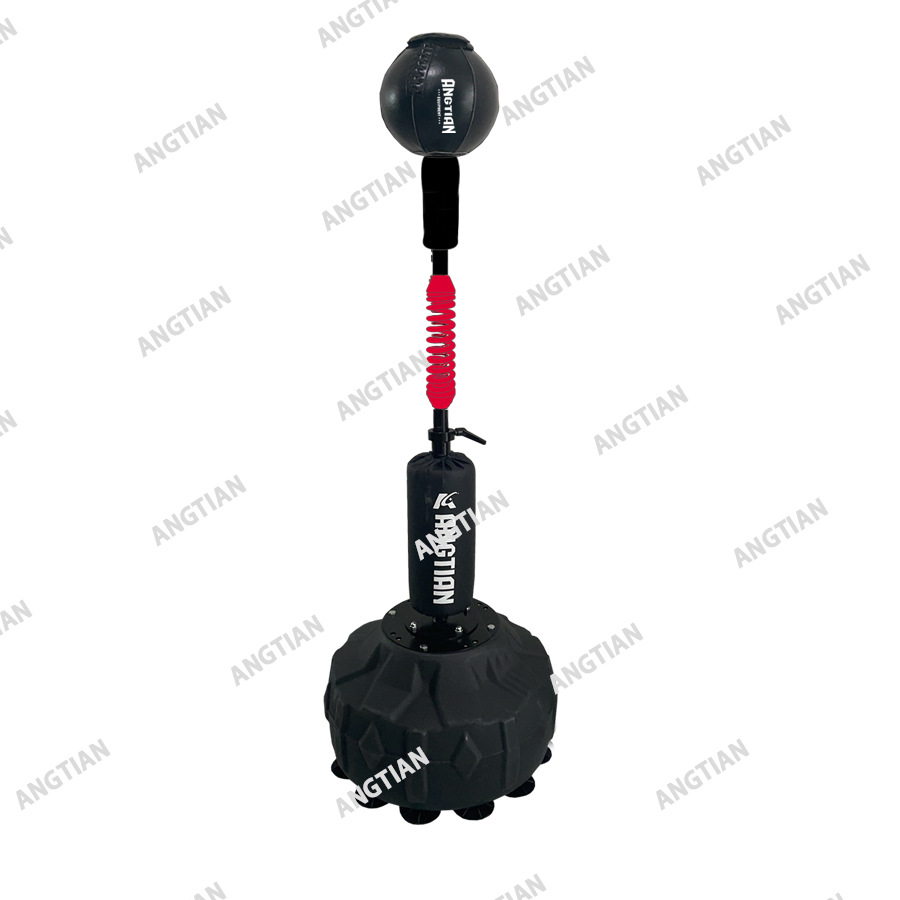Fábrica Angtian personalizada boxeo bola de velocidad vertical familia Sanda lucha equipo de entrenamiento de reacción adulto