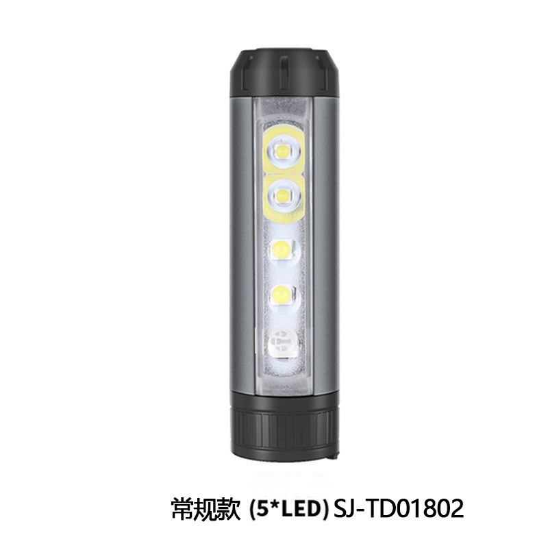 Nuevo mini faro transfronterizo TYPE-C recargable con múltiples fuentes de luz, faro de emergencia impermeable al aire libre, faro fuerte