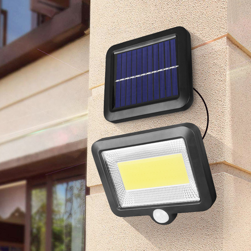 10 sensor split COB al aire libre solar separable 56 lámpara de pared interior lámpara de jardín 0led garaje