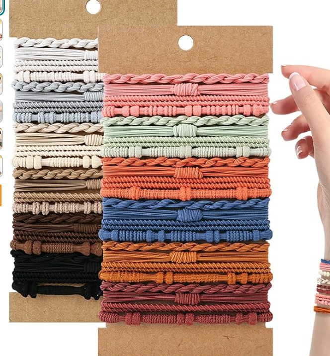 Transfronterizo Amazon popular hecho a mano banda de goma básica banda de pelo de la vendimia de las mujeres cuerda del pelo pulsera Bohemia accesorios para el cabello