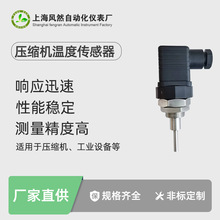 定制压缩机温度传感器 工业设备用 pt100铂电阻温度探针 厂家批发