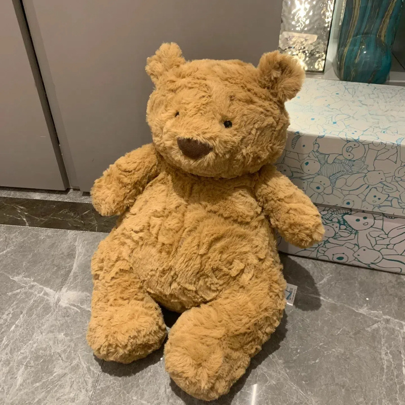 英国JE巴塞罗那熊可爱泰迪熊毛绒玩具安抚宝宝公仔生日礼物