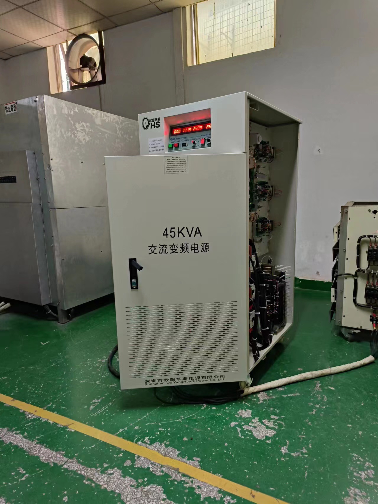ŷ����˹����45KVA��Ƶ��Դ������ɽ�Ϻ������380V 60HZ