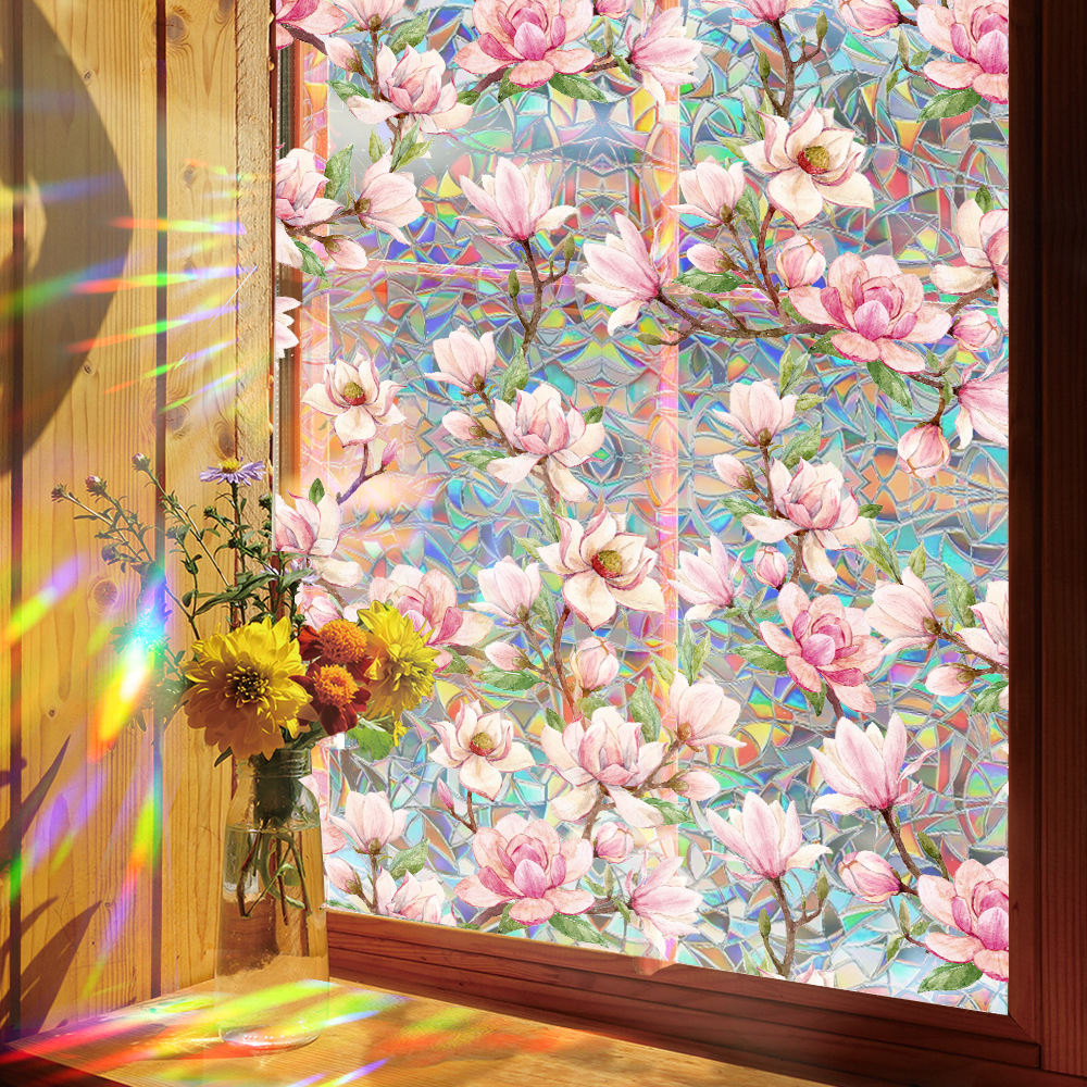 140g Weight Glass paster Home Textiles & Decor Type PVC Material Leaf Pattern Casual, Pastoral Style Casual Pastoral Leaf PVC Glass Paster Wall Art 97