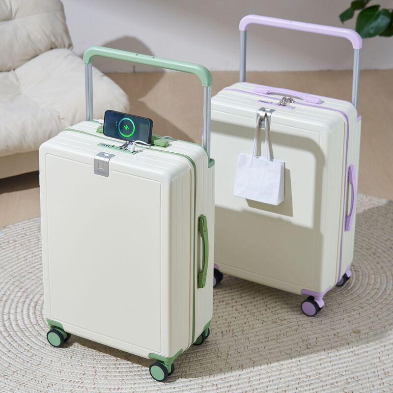 Wide-Handle Luggage Suitcase for Women 20inch Lightweight Carry-On Suitcase 24inch New Multifunctional Travel Suitcase for Men Large Capacity Silent Wide-Handle Luggage Suitcase for Women 20inch Lightweight Carry-On Suitcase 24inch New Multifunctional Travel Suitcase for Men Large Capacity Silent