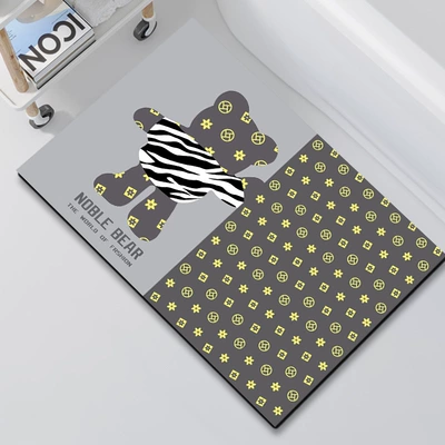 Avtomobil döşəmə paspasları – Wet - bathroom-mat-noble-bear-4060cm