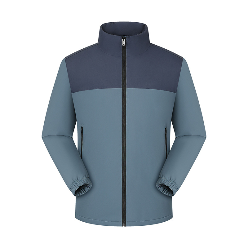Área de asalto ligera de cuello vertical personalizada LOGO ropa de invierno ropa de trabajo ropa de impresión de publicidad al aire libre