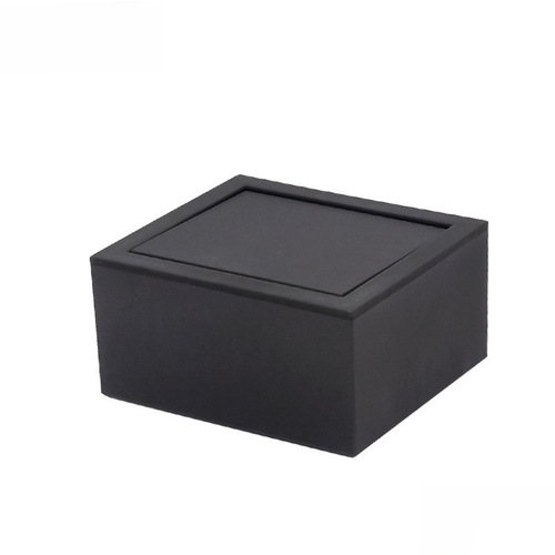 High-end rotating flip paintable tactile glue sand matte texture gift decoration packaging box cufflink box