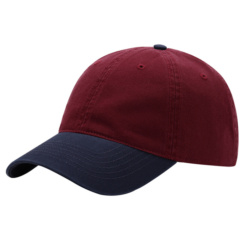 XD algodón rojo vino y azul marino (tela) techo suave
