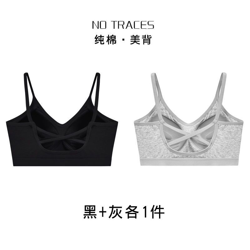 Copa fija ropa interior de mujer espalda sin anillo de acero sujetador de elevación contra caída de pecho ropa interior deportiva fábrica de comercio