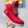 Timberland-white and red
