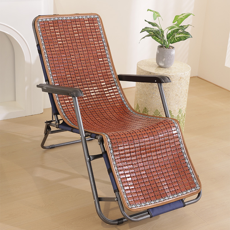 Summer Recliner Cushion Beach Chair Folding Chair Cushion Bamboo Chair Rocking Chair for the elderly Mahjong Mat Bamboo Cool Mat Office Nap