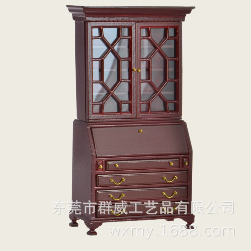 1:12 Кукольный домик dollhouse мини-мебель модель кухня сцена украшения деревянный шкаф буфет