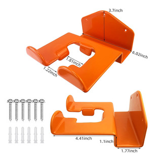 Heavy-duty lawn mower hanger garden power tool hook wall-mounted garage storage manager rack weeding