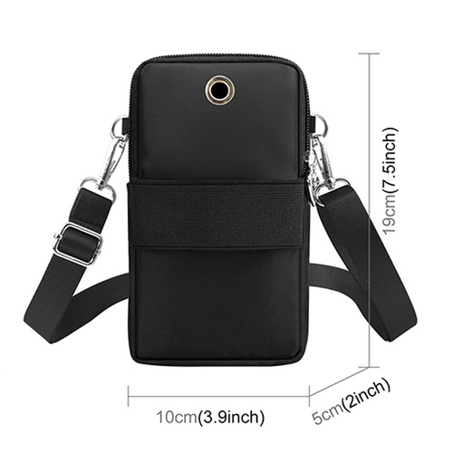 Havel Mini Crossbody Bag Korean Version Versatile Vertical Phone Storage Bag Necklace Purse Mini Small Bag