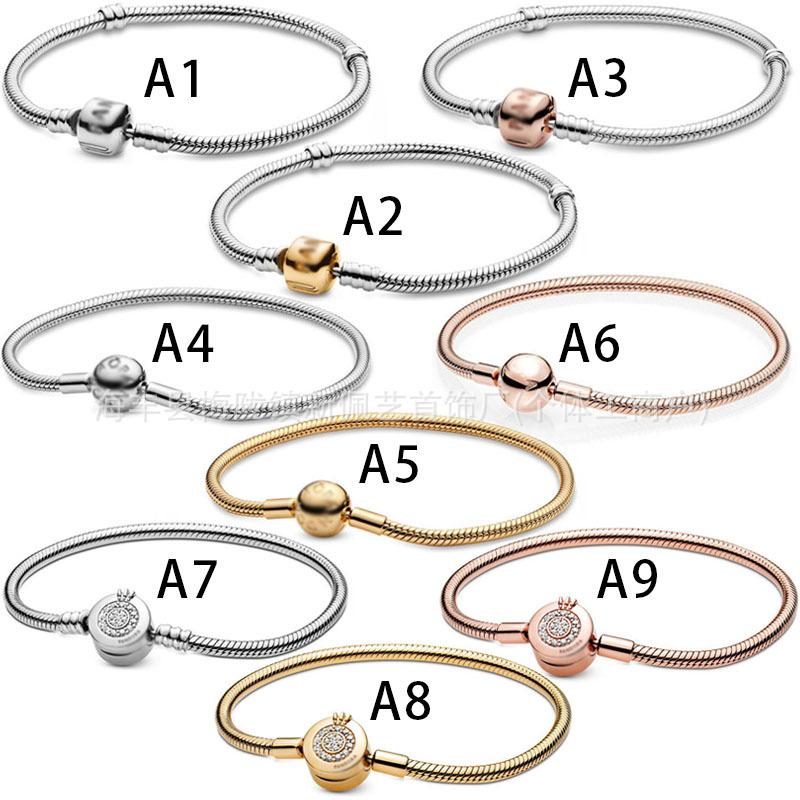Panjia Dora S925 Bracelet for Women, Same Design, White Copper Si