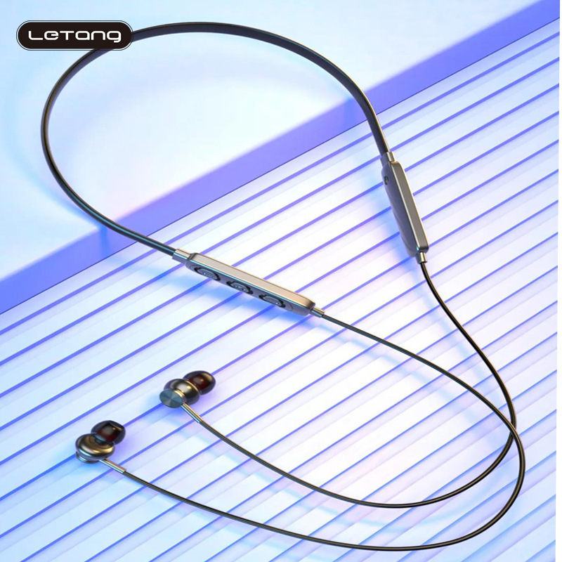 Le sugar neck-mounted Bluetooth headset stereo 5.0 support voice call ultra-long business standby wireless Bluetooth