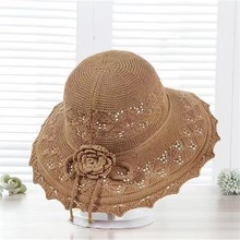 新款可折叠帽子夏季女士遮阳韩版防晒太阳帽大帽檐沙滩四季凉帽女