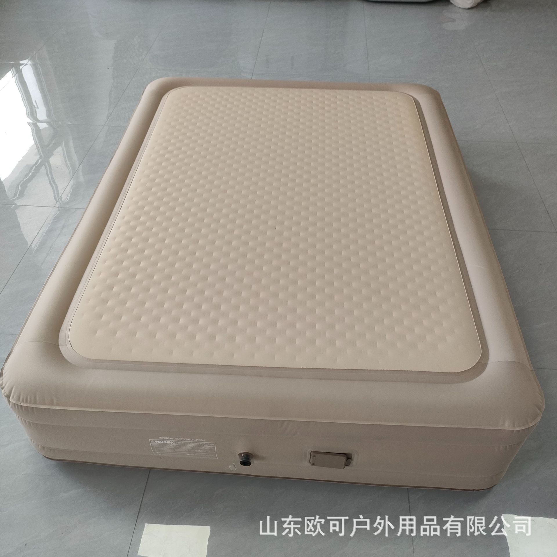 Customized inflatable mattress for camping with one-click automatic…
