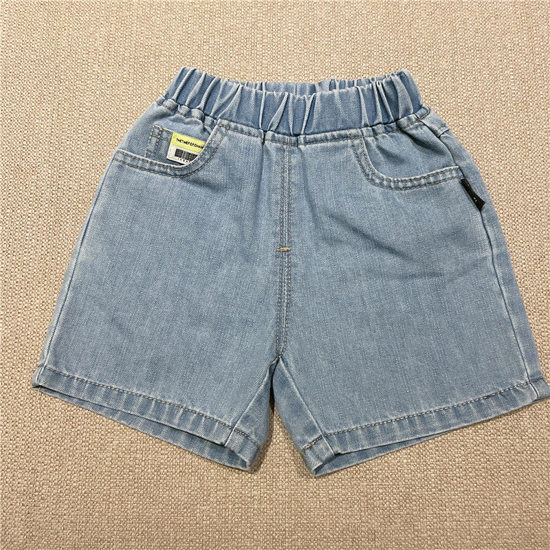 Boys Shorts Summer 2022 New Korean Version Of Children's Five-point Pants Spring And Summer Denim Shorts Western Style