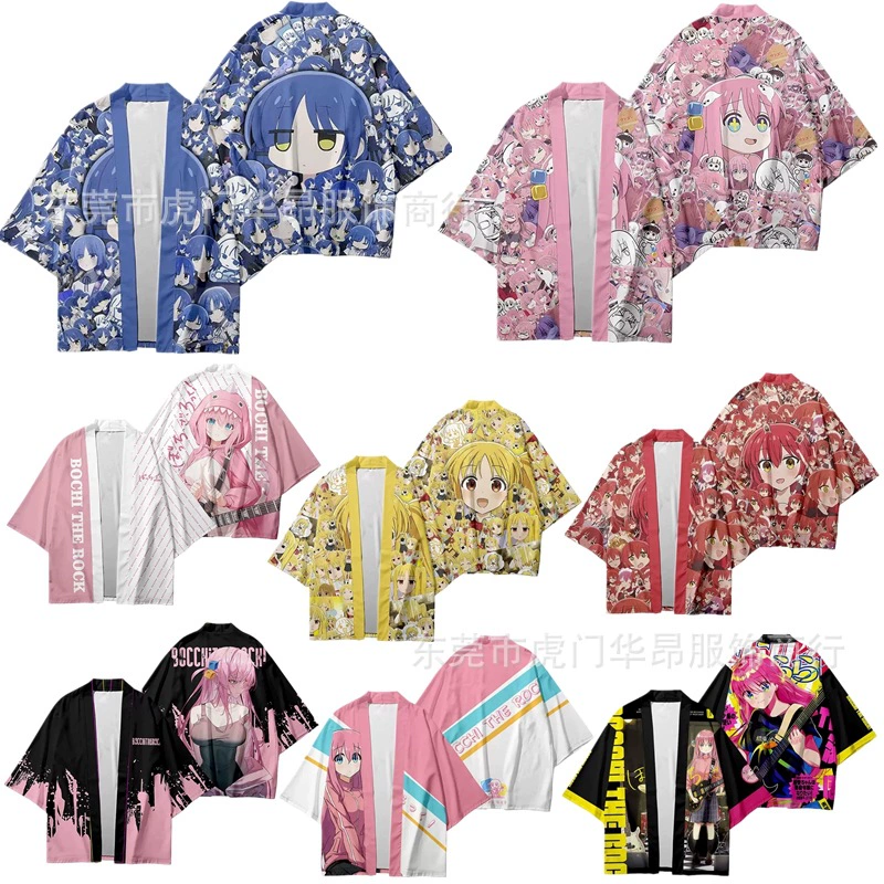 Заводской магазин Одинокий рок Houfengyili COS кимоно плащ 3D цифровая печать анимация кардиган даосский халат женский