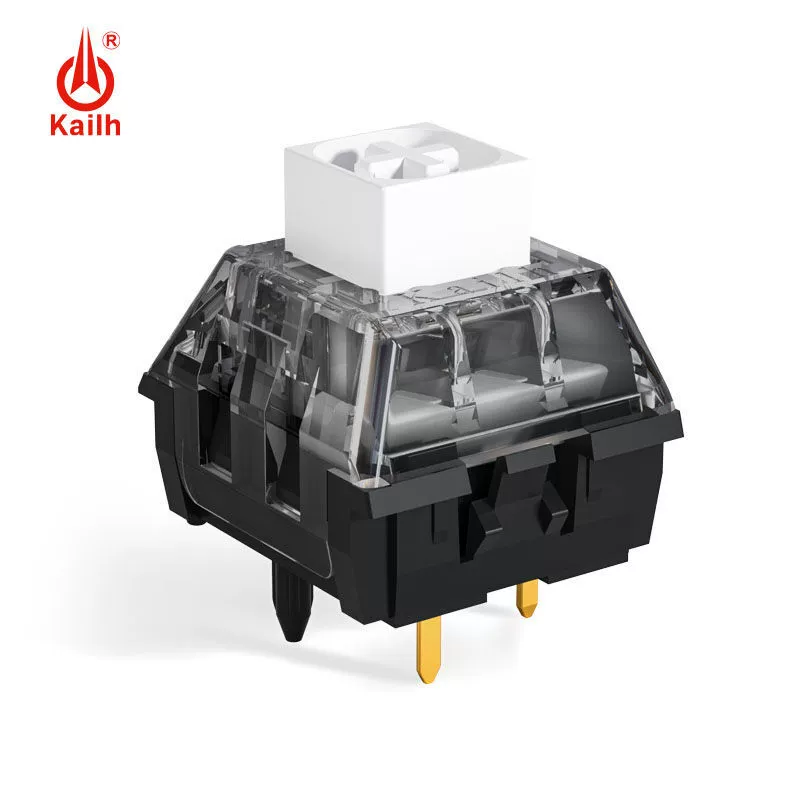 Kaih Kaihua White 2-in-1 Механическая клавиатура с охлаждающим валом и элегантным дизайном для игр и набора текста