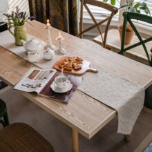 伊缦琪韵桌旗发泡菊花印花布艺长条电视柜茶几电视柜盖布直供