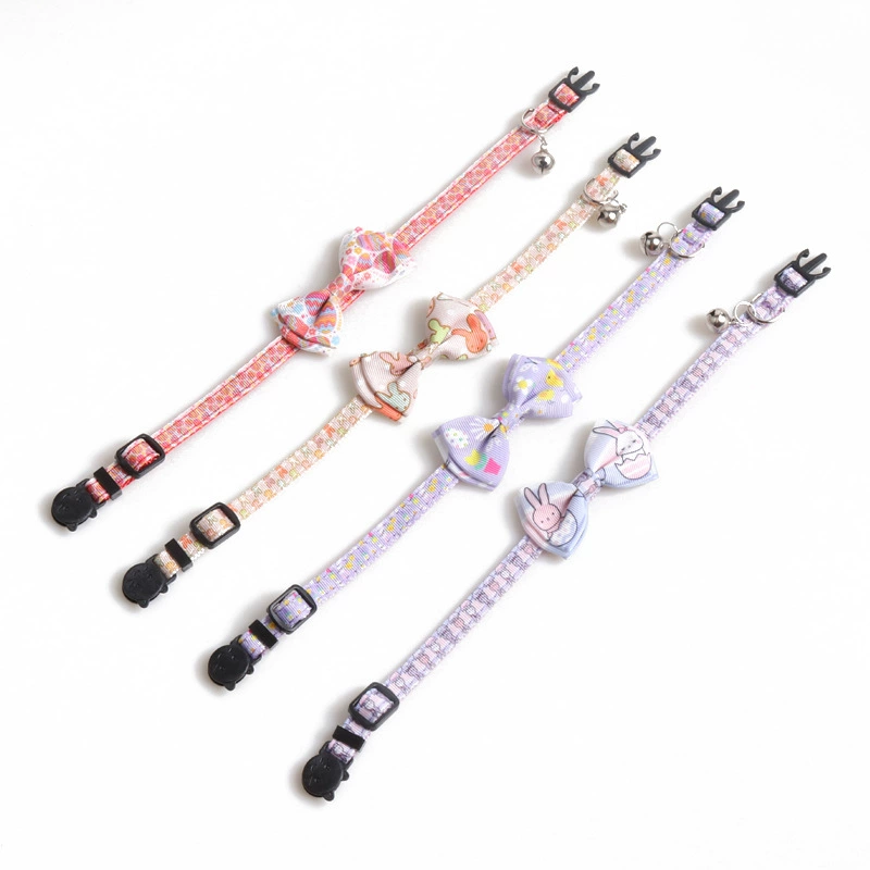Колье, кролик с бантом, домашнее животное, кот