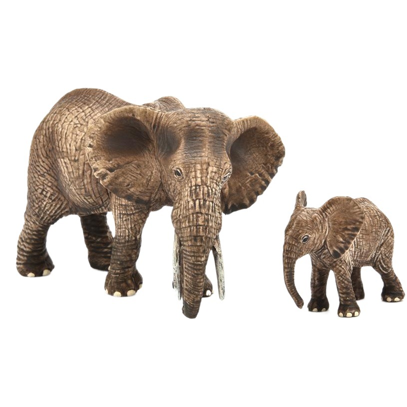 Simulación animal salvaje modelo sólido PVC tigre león elefante africano rinoceronte juguete de una sola pieza entrega