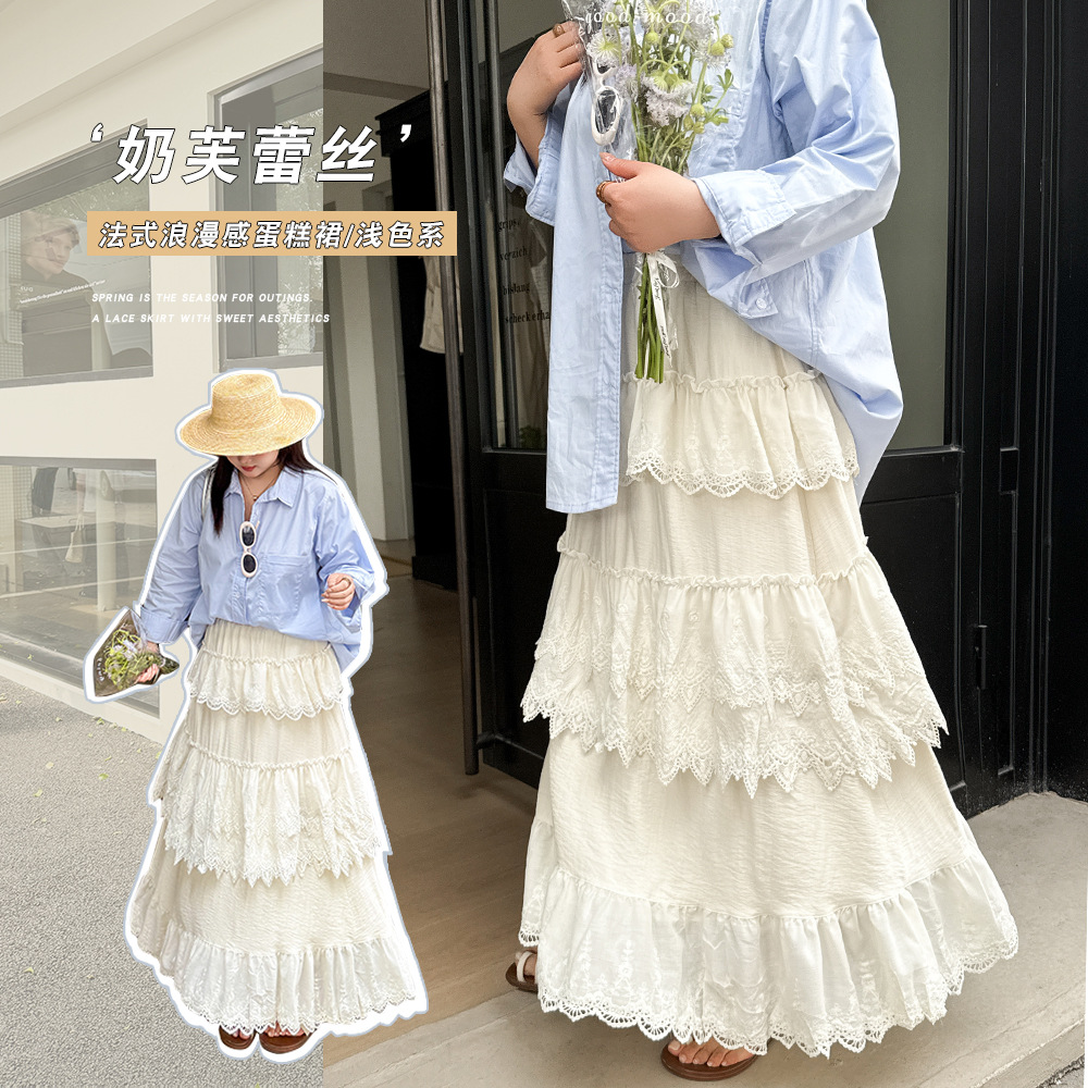  春  XL-5XL 大きいサイズ スカート