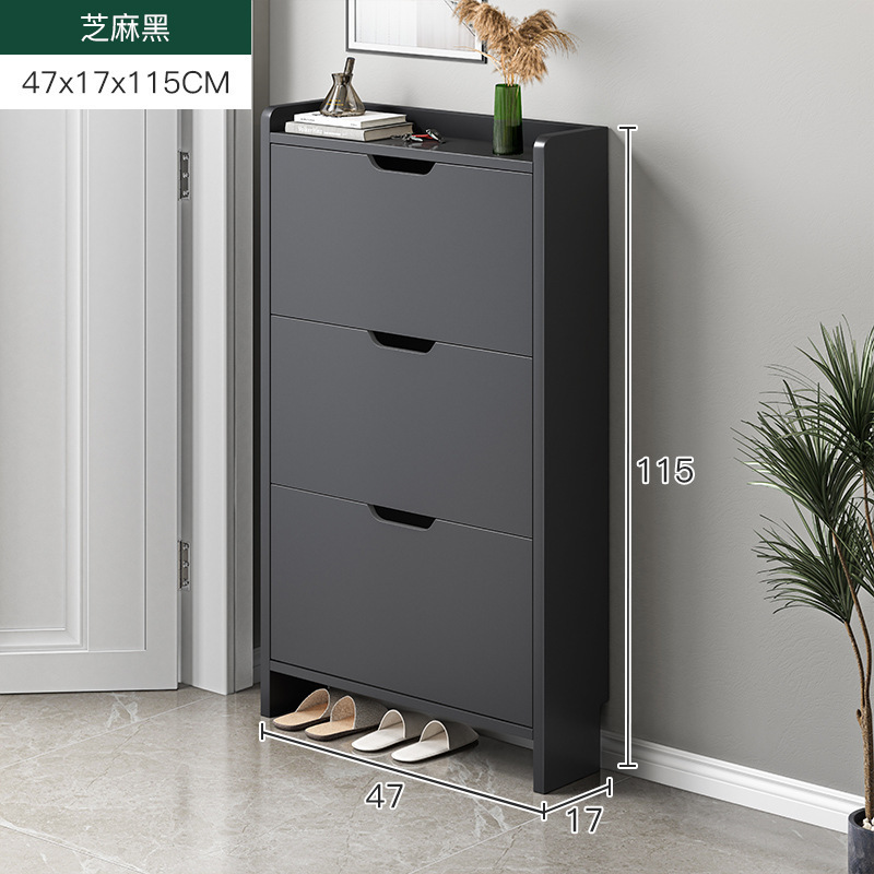 Zapatero con tapa abatible para la entrada del hogar, nuevo modelo 2022, mueble de entrada moderno y sencillo, mueble de almacenamiento detrás de la puerta, estante para zapatos.