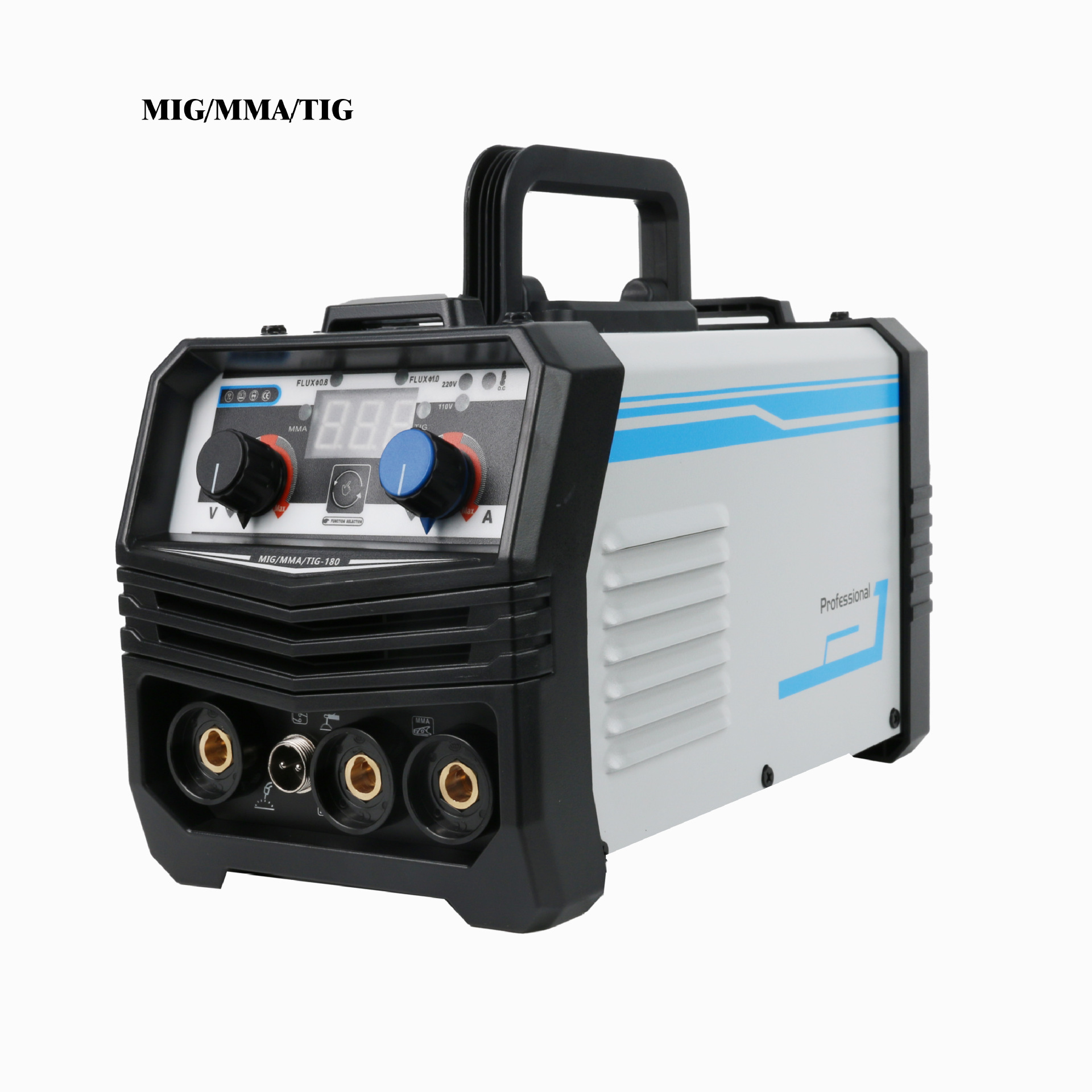 厂家直销120A/110V/220v美规三合一多功能电焊机MIG/MMA/TIG-180