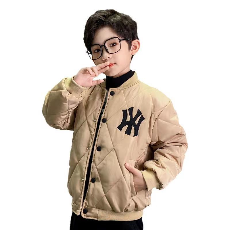 韩版男童春秋外套秋冬款棉衣儿童棉袄加厚棒球服夹克宝宝衣服潮牌