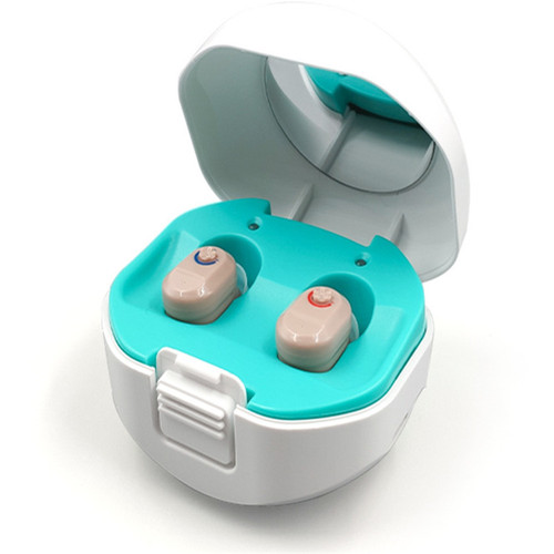 Cross-border new TWS in-ear hearing aid charging box hearing aids English overseas version set hot sale