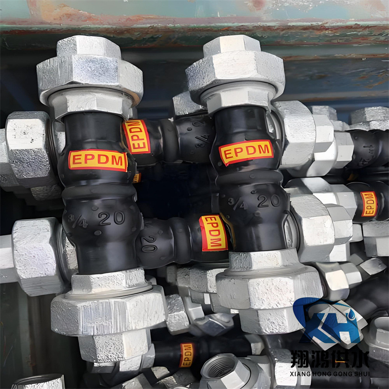 丝扣橡胶软接头内减震软管接头循环泵减震丝口风机管避震喉