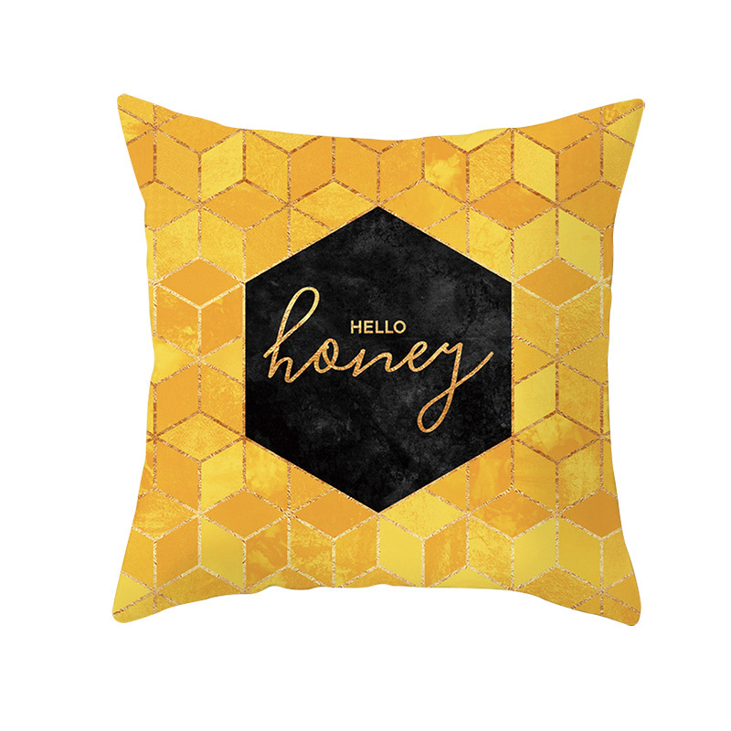 Geometric Sofa Pillow Cover