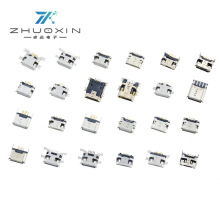 120个Micro母座USB盒装MINI安卓手机充电尾插麦克迷你DIY USB配件