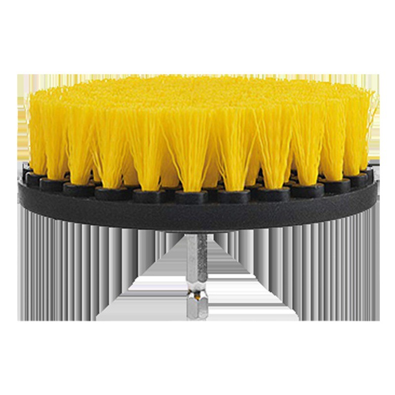 Amazon transfronterizo caliente 4 piezas taladro eléctrico cepillo de limpieza cepillo de taladro eléctrico cabeza traje coche rueda cubo cepillo de limpieza