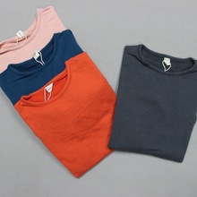 工厂直销儿童t恤春季男童打底衫中长款韩版纯色圆领女童上衣长袖