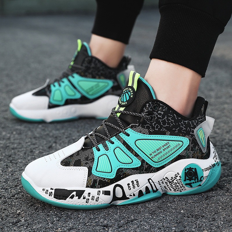 Basketball Shoes Men's Shoes 2022 New Autumn Sports Students Running Shoes Sports Shoes Leisure Heightening Tide Shoes