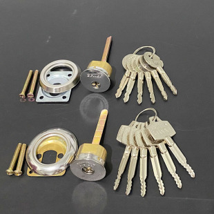 Cross single-head lock cylinder center eccentric Class C single-head lock cylinder