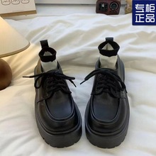 【批发】乐福鞋女2025年春夏季新款妈妈鞋小皮鞋一脚蹬豆豆鞋平底