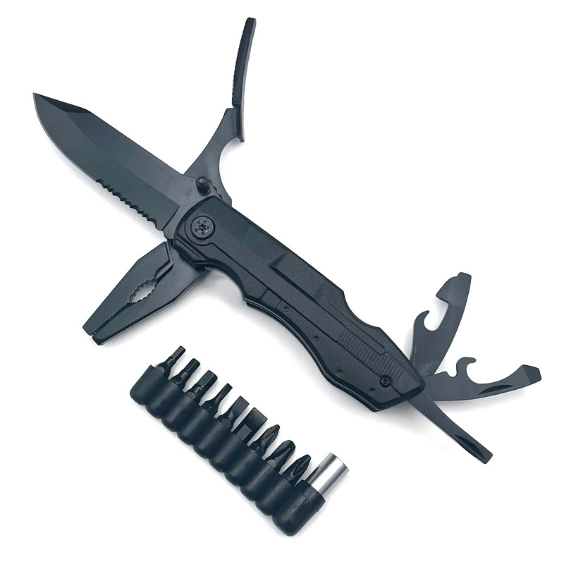 Многофункциональный походный нож весь стальной открытый гаечный ключ Отвертка для альпинизма складные плоскогубцы полевой комбинированный набор инструментов