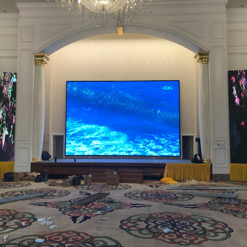 室内フルカラーledディスプレイ会議室直播間バー舞台背景高精細大画面p2.5p2.0|undefined