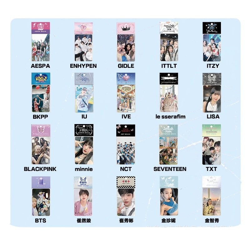 Маленькие фотокарты 10 шт. — фотокарты K-pop и anime Idol, разнообразные дизайны