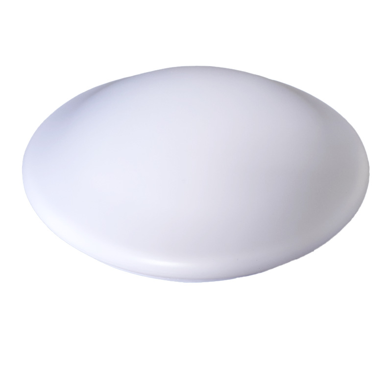 Wholesale engineering all-white round ceiling lamp cover acrylic fall unbreakable lamp cover manufacturers self-pin ceiling lamp accessories