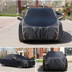 Amazon ポリエステル タフタ 車のカバー オールシーズン 日焼け防止、防雨、断熱、厚みのある車のカバー ダストカバー
