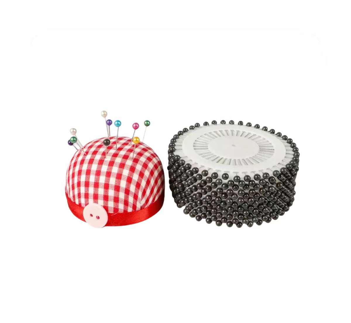 Aguja de cabeza grande aguja de perla aguja de posicionamiento aguja fija aguja de corte vertical aguja de perla aguja de ajuste grande herramienta de inserción de bolsas de coser