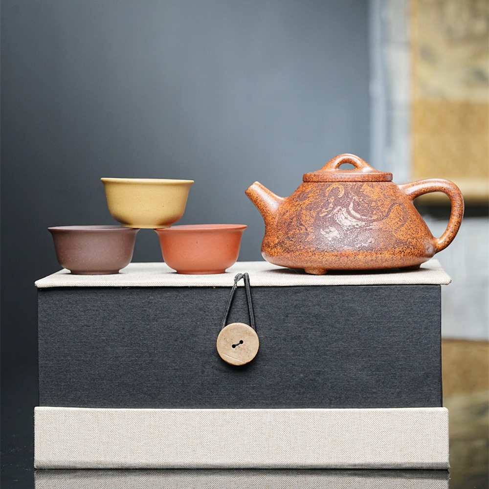 [박스세트, 냄비 1개, 컬러컵 3개, 인증서완성세트, 티타올, 핸드백]